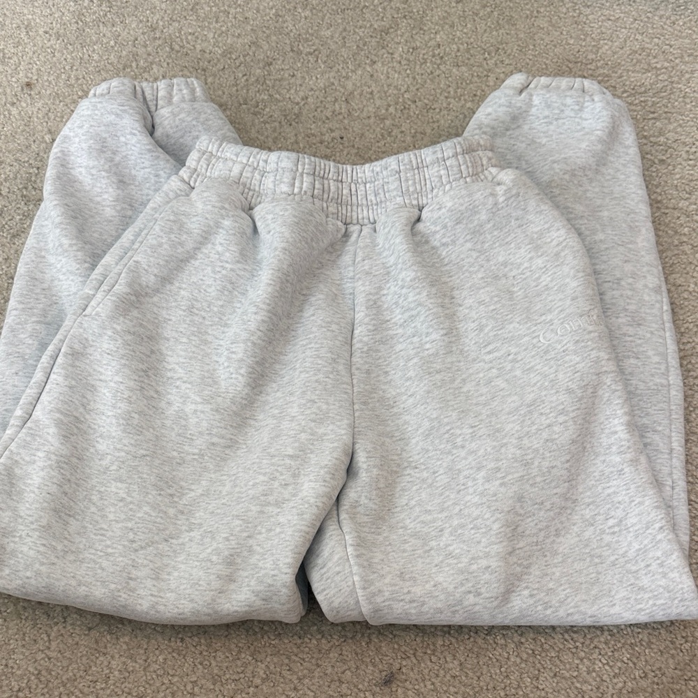 CMFRT jogger sweat pants size small light gray